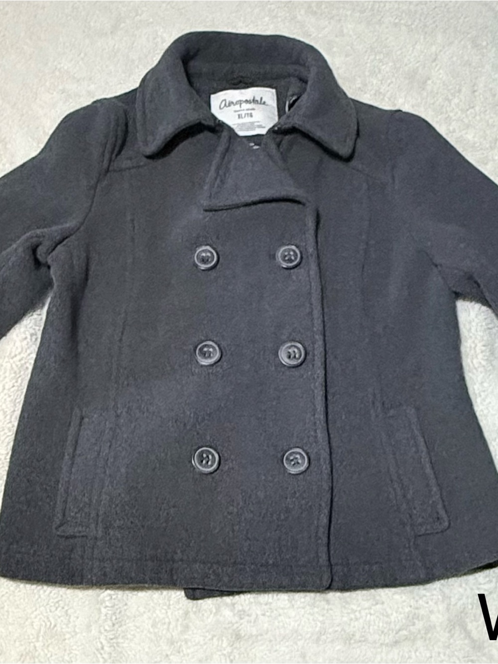 Aeropostale Women’s Grey Peacoat Jacket